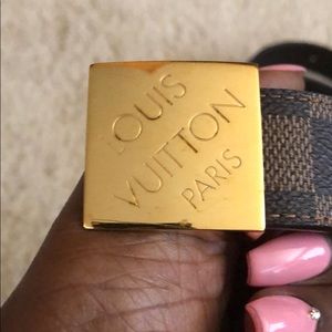 Louis Vuitton ebene damier belt